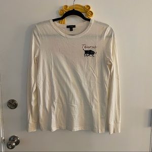 Jcrew Taurus no Bull long sleeper shirt